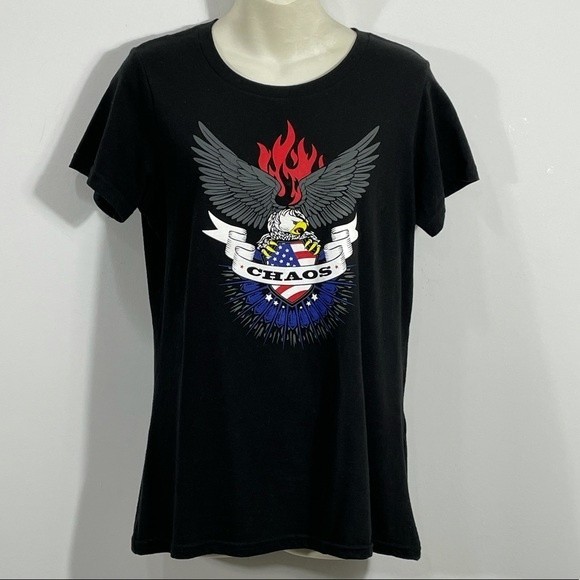 Kristin Ashley Chaos Book Series Logo Short Sleeve Tee - Picture 6 of 7